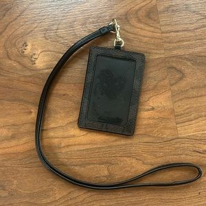 Coach wallet lanyard